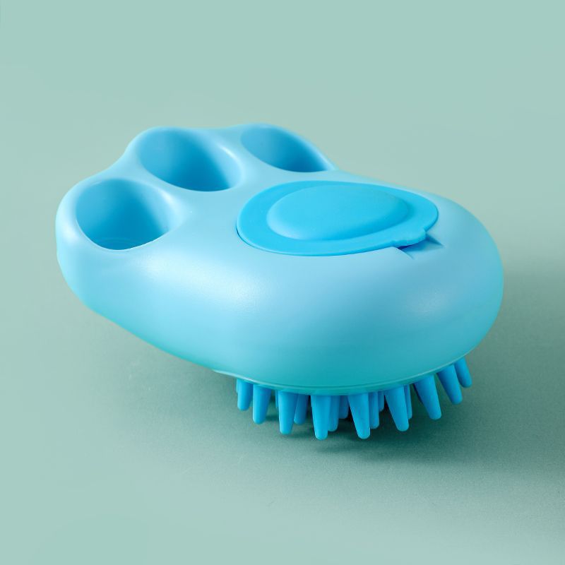 Pet Bath Massage Comb Brush For Grooming And Claw Care