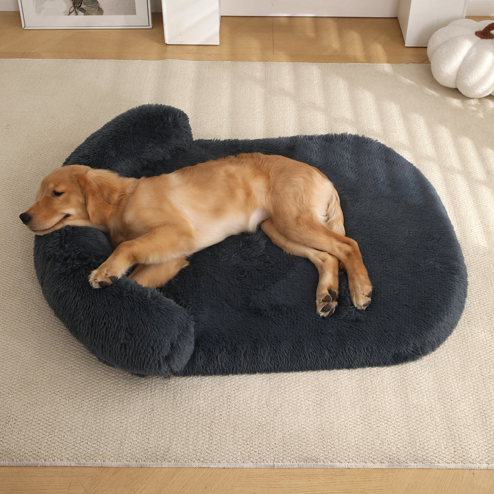 Plush Pet House Bed Warm Cushion Comfortable Sleeping Nest