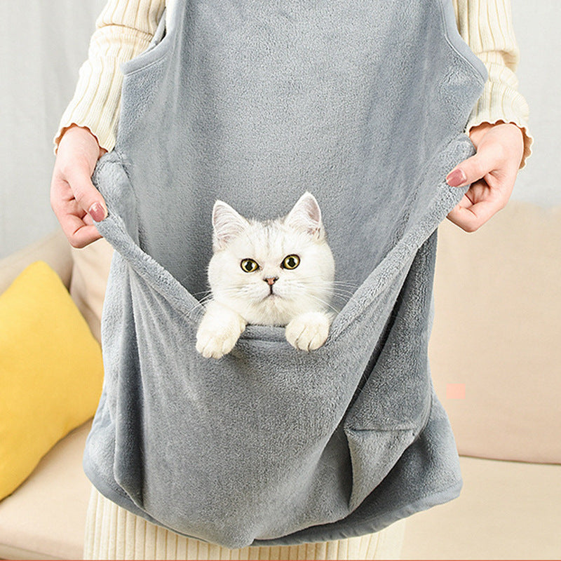 Outdoor Pet Carrier Apron Hanging Chest Bag For Travel
