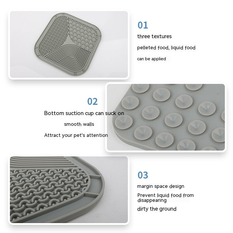 Anti-Choke Slow Feeding Bowl And Licking Pad For Pets