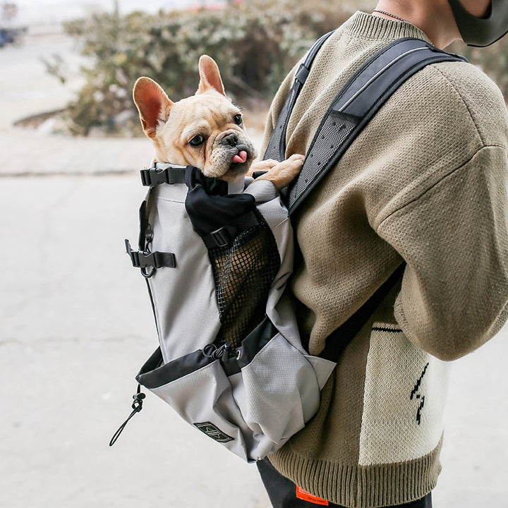 Double-Shoulder Portable Pet Carrier Backpack For Travel And Outdoors