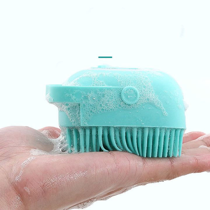 Silicone Pet Massage Bath Brush For Gentle Grooming Care