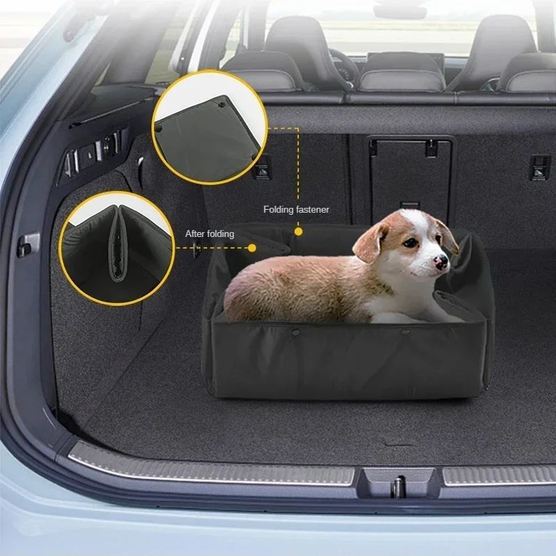 Portable 3-in-1 Pet Travel Bed Carrier With Mat And Cushion