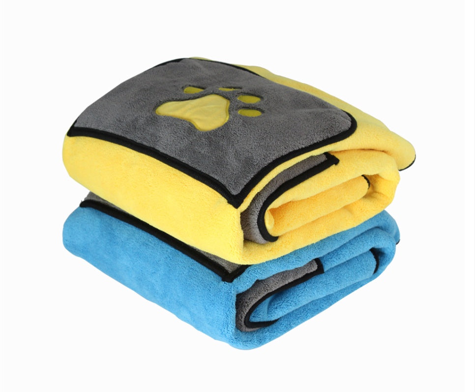 Absorbent Pet Bath Towel For Quick Drying And Grooming