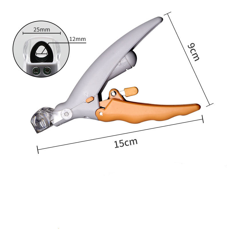 LED Light Pet Nail Clippers Precision Grooming Tool
