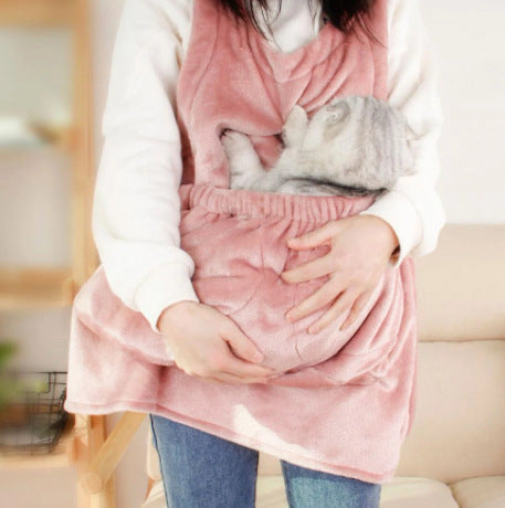 Outdoor Pet Carrier Apron Hanging Chest Bag For Travel