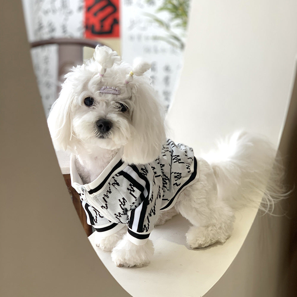 Autumn Winter Pet Zipper Jacket Warm Coat