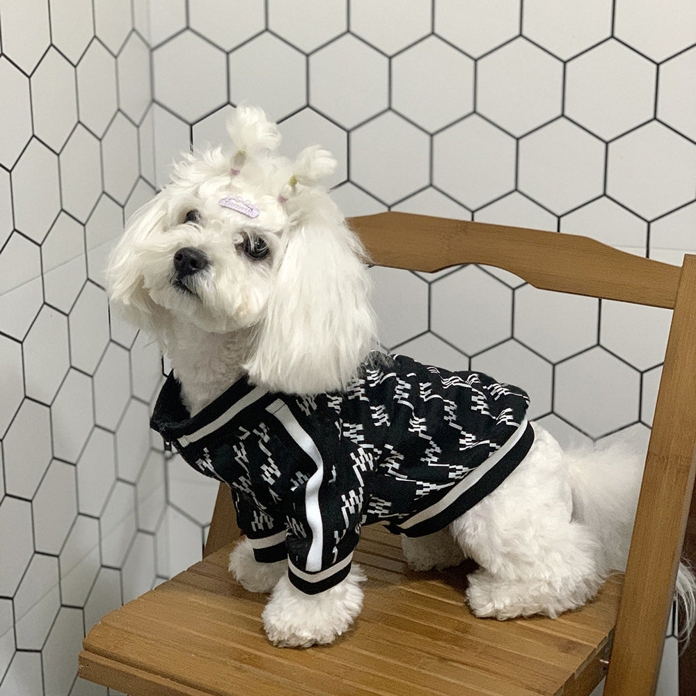 Autumn Winter Pet Zipper Jacket Warm Coat