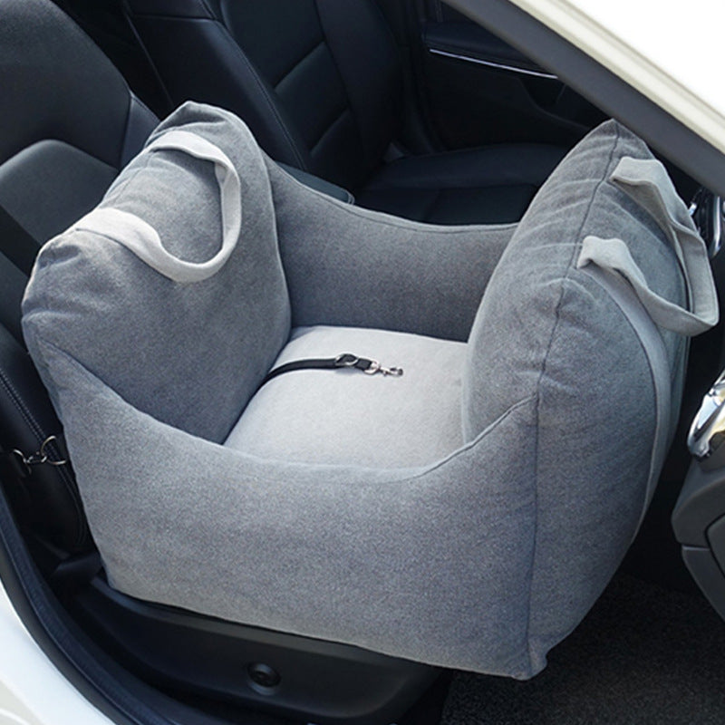 Waterproof Portable Pet Car Seat Carrier With Mesh And Safety Design