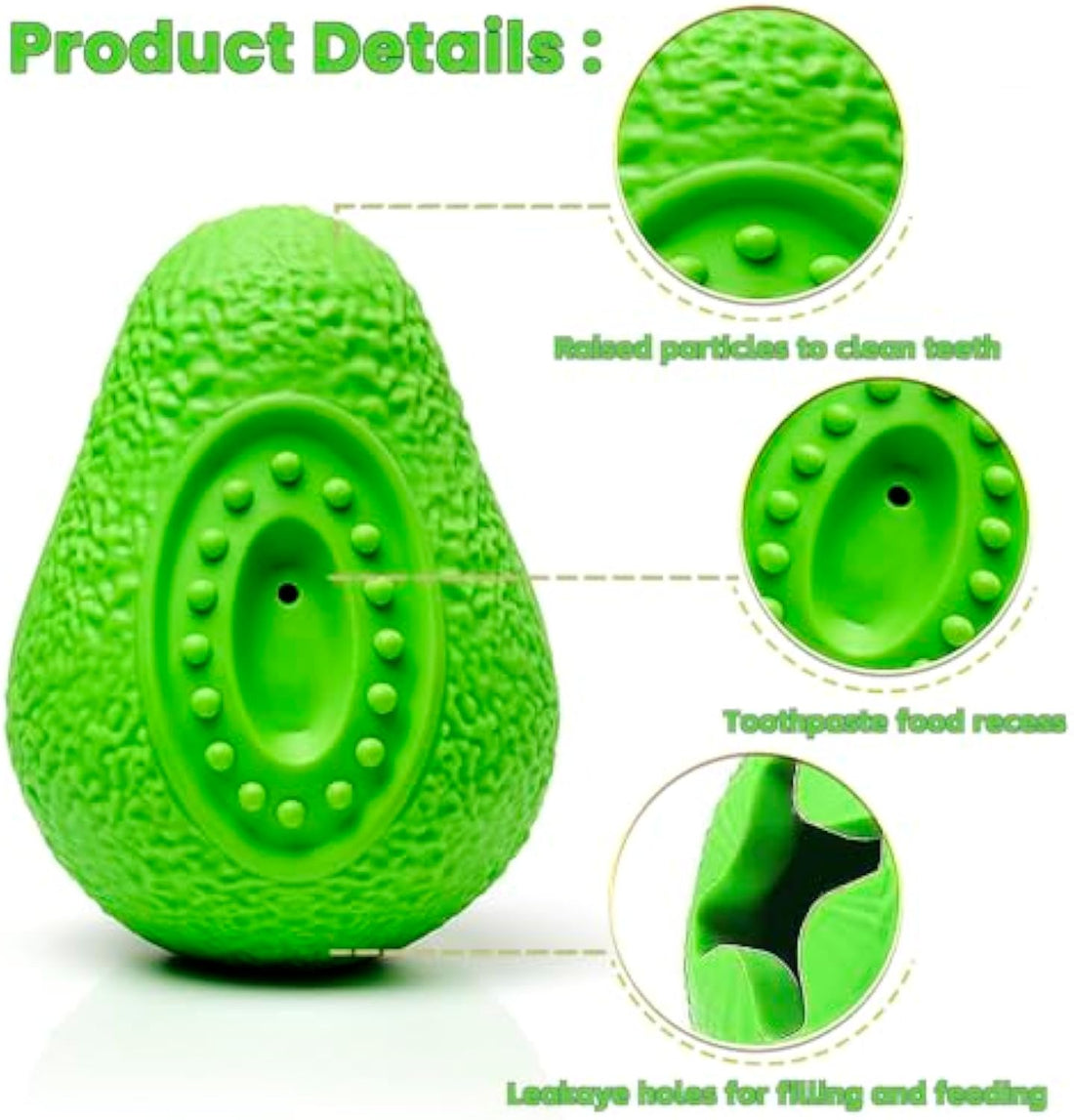 Indestructible Chew Toy Safe Rubber Heavy-Duty Toy For Pets