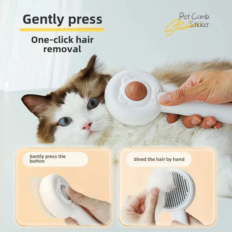 Rechargeable 2 In 1 Pet Nail Trimmer Grooming Brush Tool