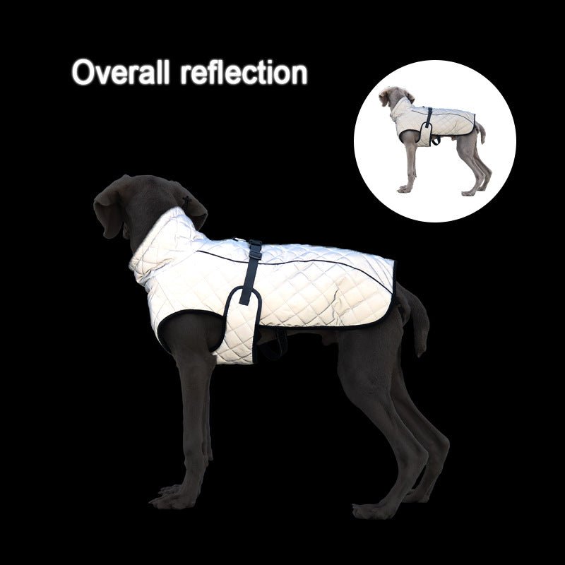 Full-Body Reflective Pet Tactical Jacket Outdoor Safety Coat
