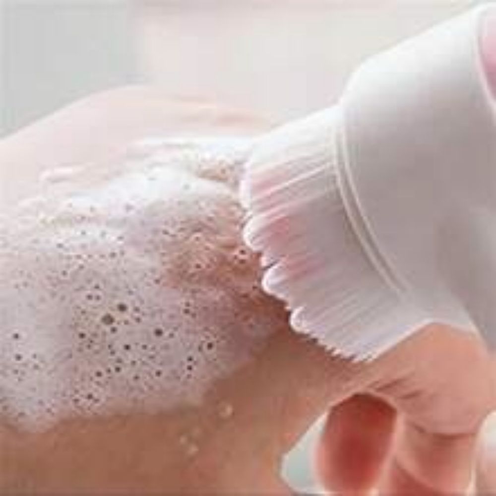 Easy Clean Nylon Pet Paw Brush Gentle Massage Grooming Tool