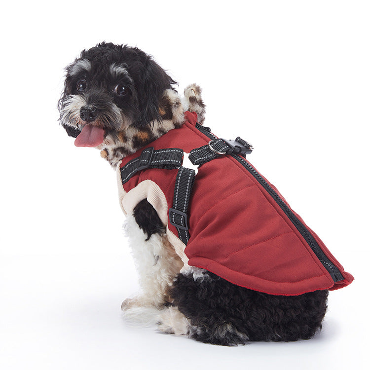Warm Winter Cashmere Pet Jacket For Comfort