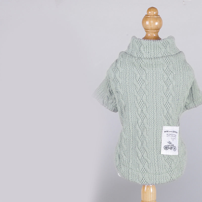 Warm Pet Knit Sweater Comfortable Outdoor Pullover