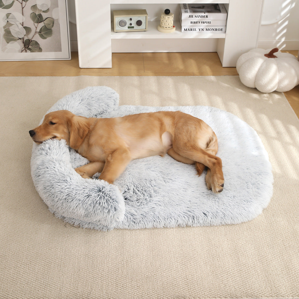 Plush Pet House Bed Warm Cushion Comfortable Sleeping Nest