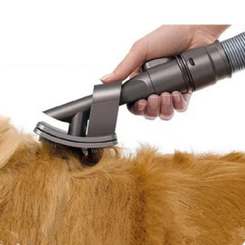 Pet Grooming Brush Vacuum Attachment Hair Removal Cleaning Tool