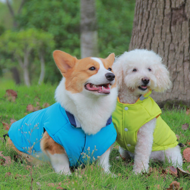 Thickened Waterproof Outdoor Jacket With Double-Sided Reflective For Pets