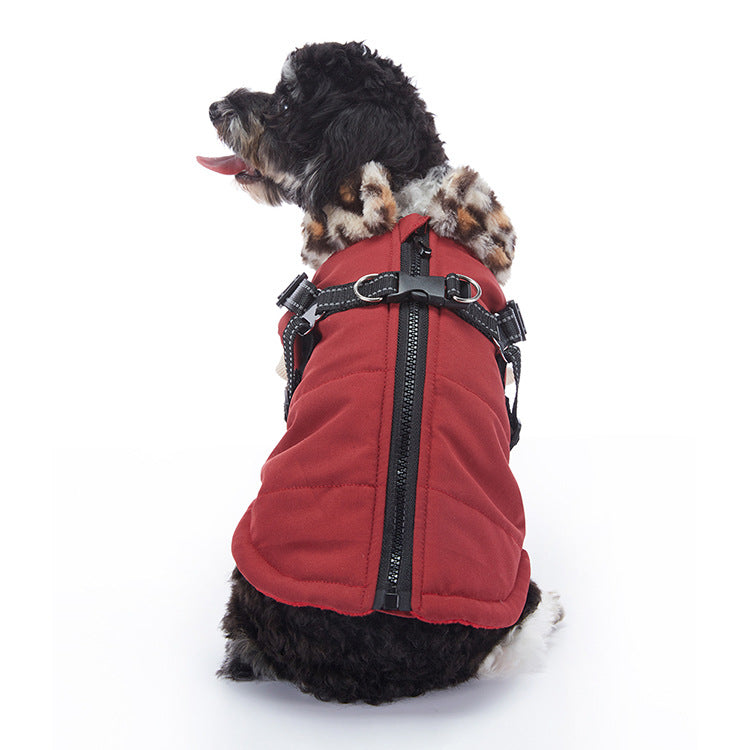 Warm Winter Cashmere Pet Jacket For Comfort