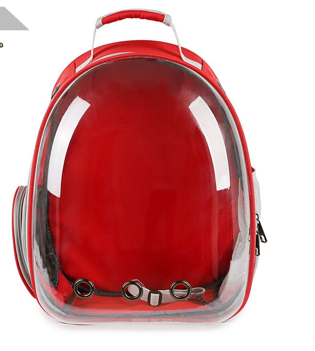 Portable Pet Backpack Carrier Bubble With 360° Viewing And Capsule Design