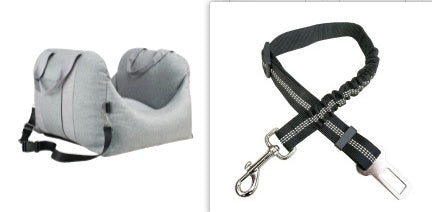 Waterproof Portable Pet Car Seat Carrier With Mesh And Safety Design