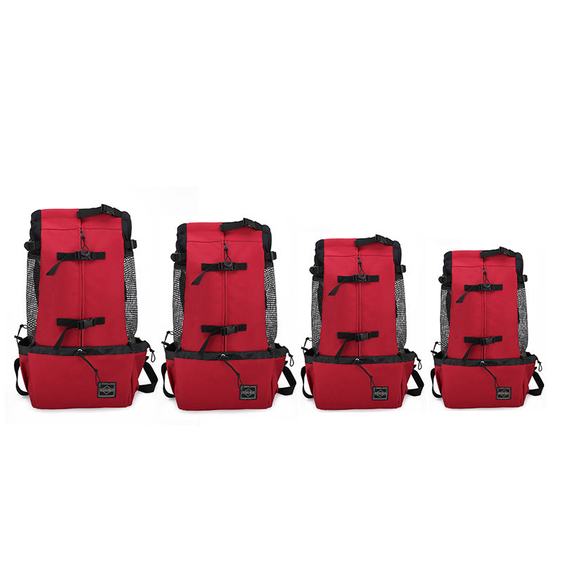 Double-Shoulder Portable Pet Carrier Backpack For Travel And Outdoors