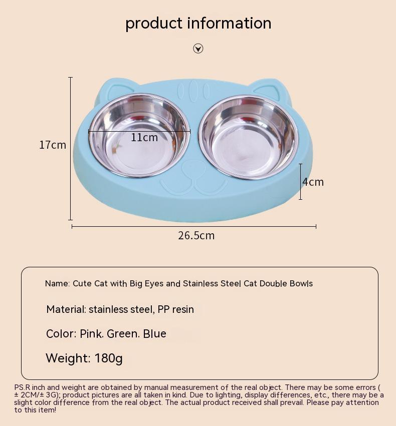 Pet Water and Food Bowl For Pets