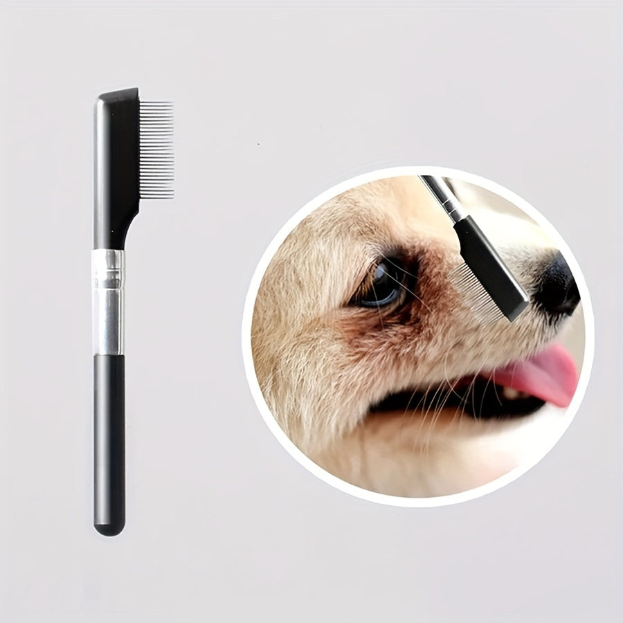 Pet Eye Grooming Brush Tear Stain Remover With Comb Tool