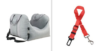 Waterproof Portable Pet Car Seat Carrier With Mesh And Safety Design