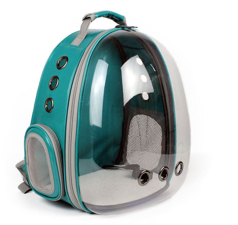 Portable Pet Backpack Carrier Bubble With 360° Viewing And Capsule Design