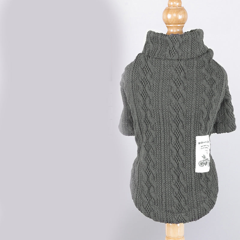 Warm Pet Knit Sweater Comfortable Outdoor Pullover