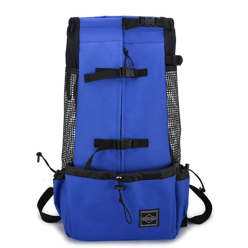 Double-Shoulder Portable Pet Carrier Backpack For Travel And Outdoors