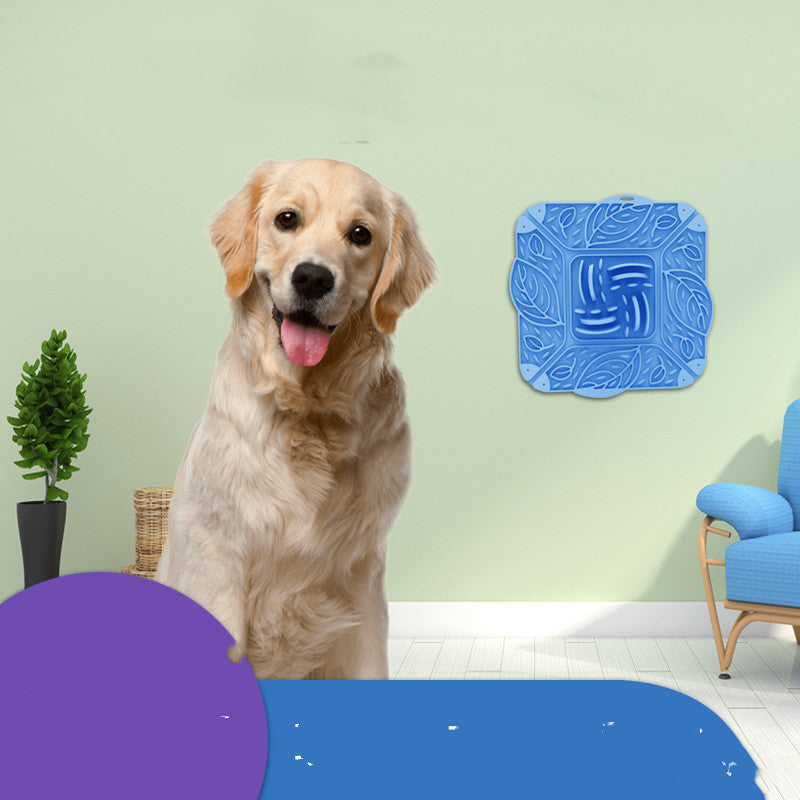 Silicone Foldable Slow Feeding Mat And Bowl For Pets