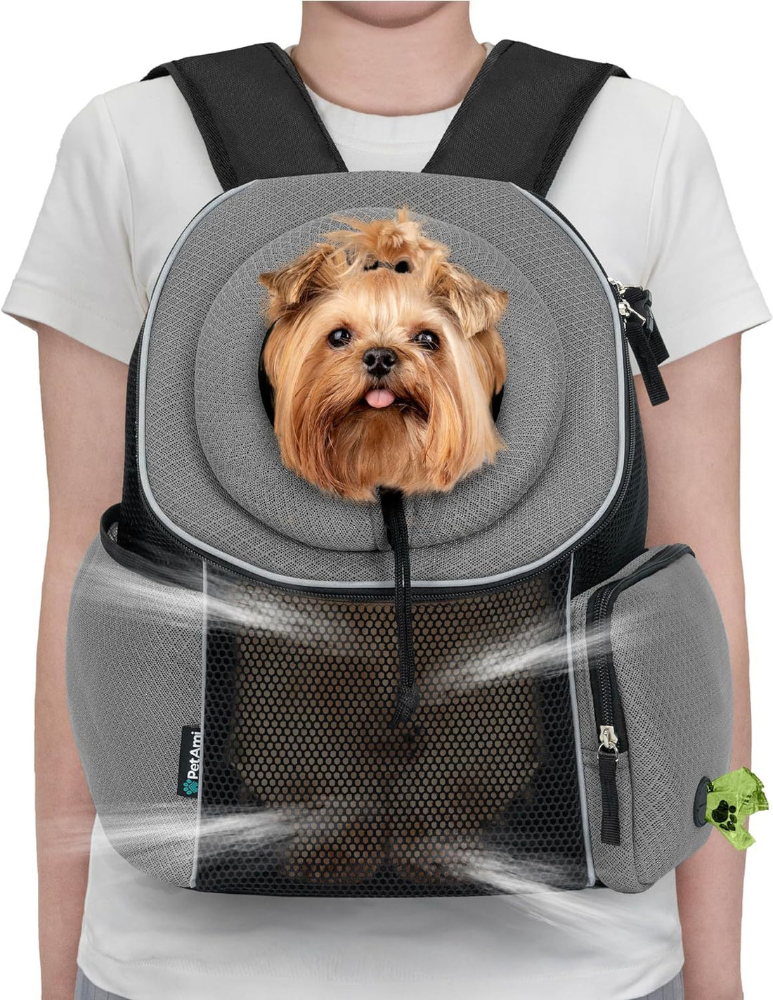 Portable Breathable Pet Carrier Backpack For Travel And Outdoors