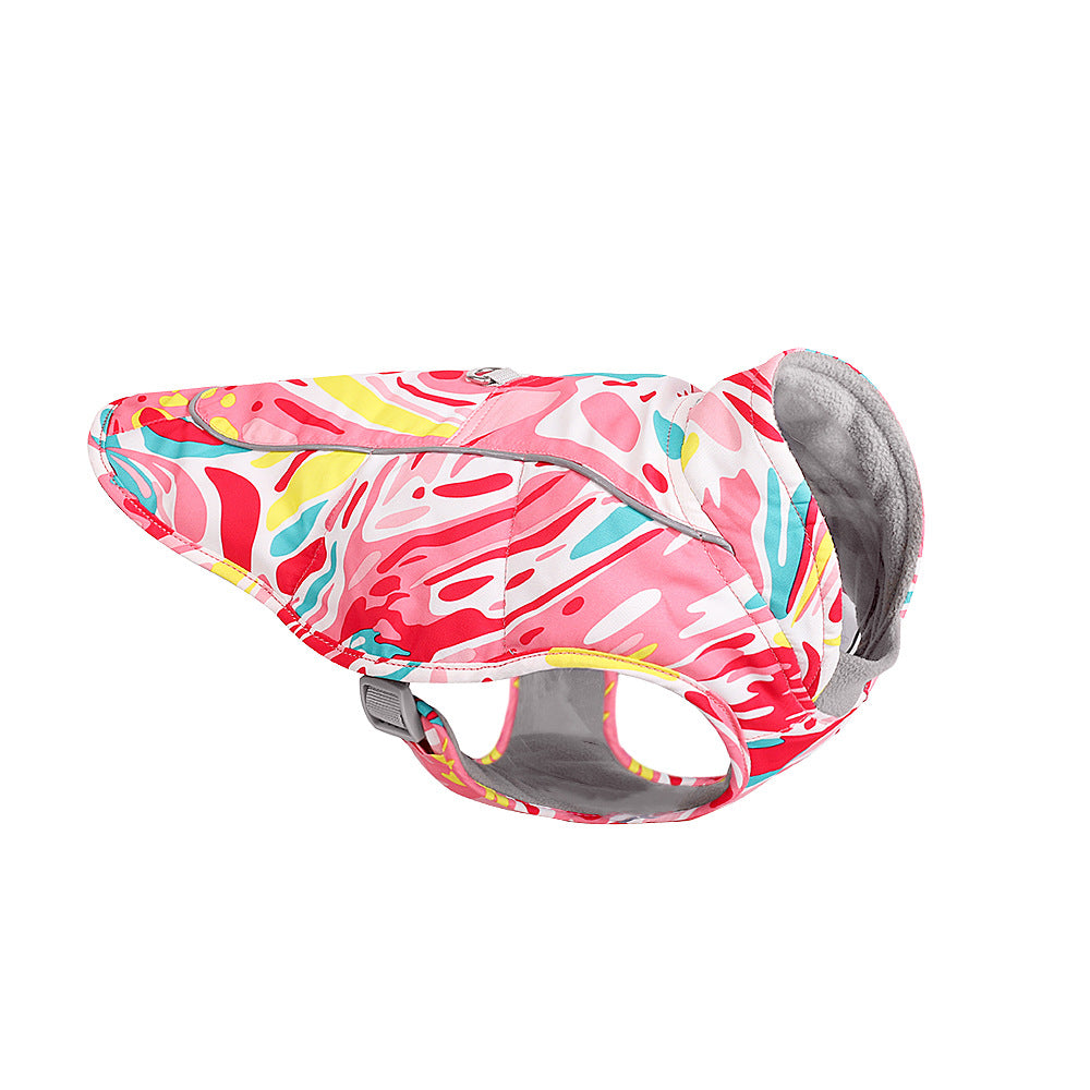 Waterproof Reflective Cotton Jacket For Pets