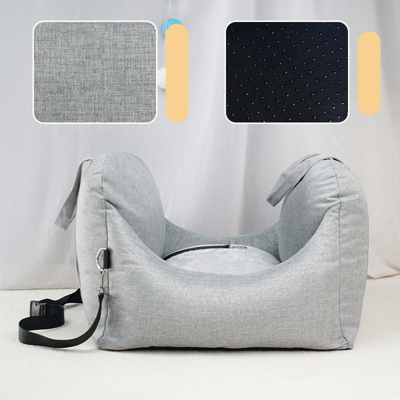 Detachable Washable Four Seasons Portable Pet Car Seat Carrier