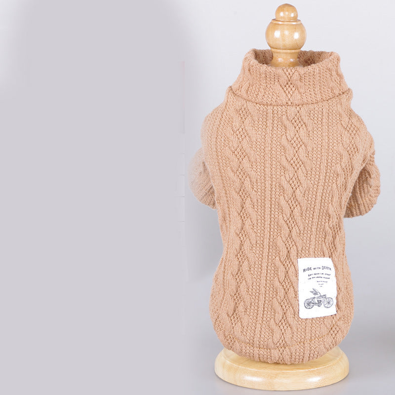 Warm Pet Knit Sweater Comfortable Outdoor Pullover