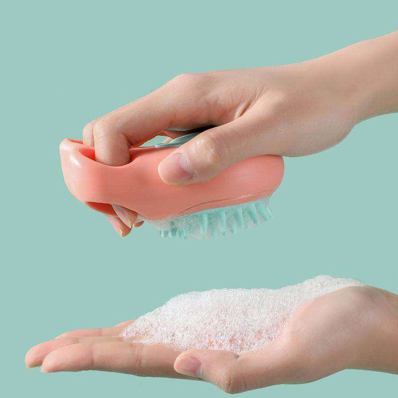 Pet Bath Massage Comb Brush For Grooming And Claw Care