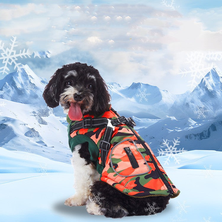 Warm Winter Cashmere Pet Jacket For Comfort