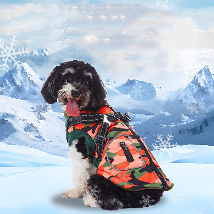 Warm Winter Cashmere Pet Jacket For Comfort