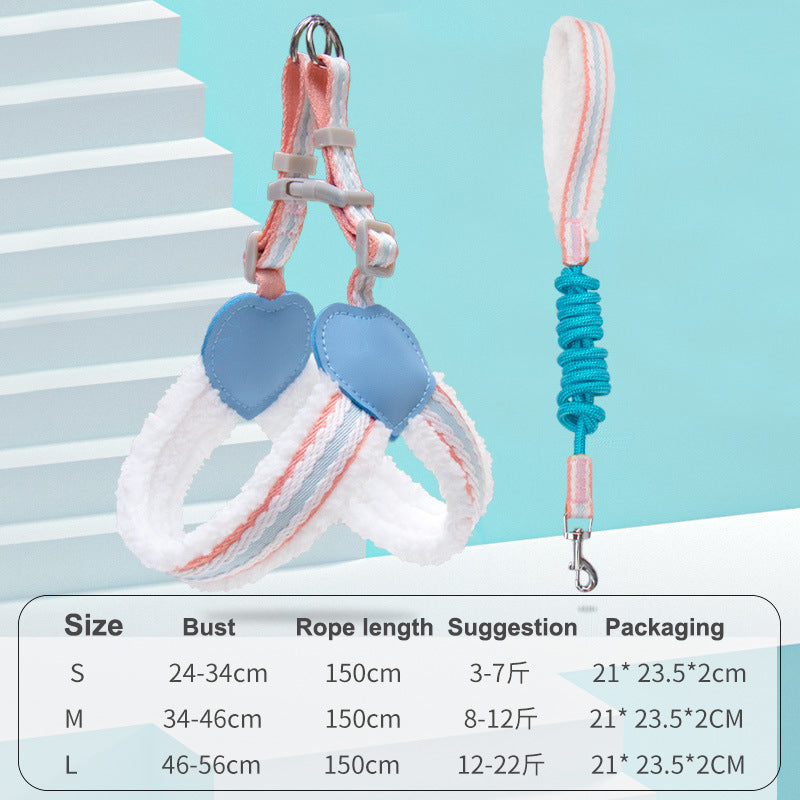 Breathable Pet Harness Vest Leash Adjustable Walking Outdoor Gear