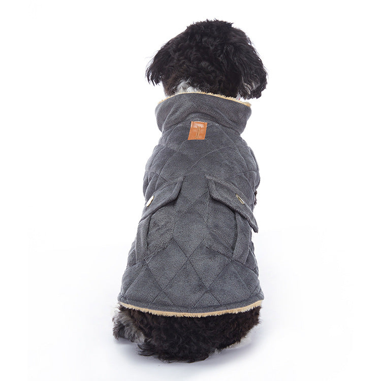 Warm Winter Cashmere Pet Jacket For Comfort