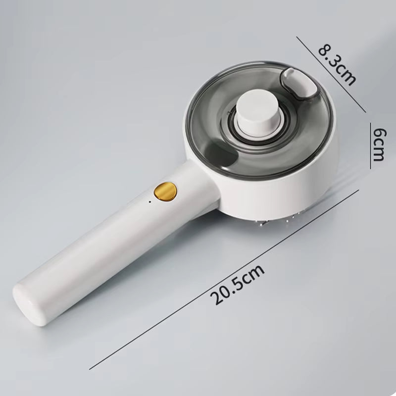 3 In 1 Electric Pet Steam Brush With Spray Massage Grooming Tool