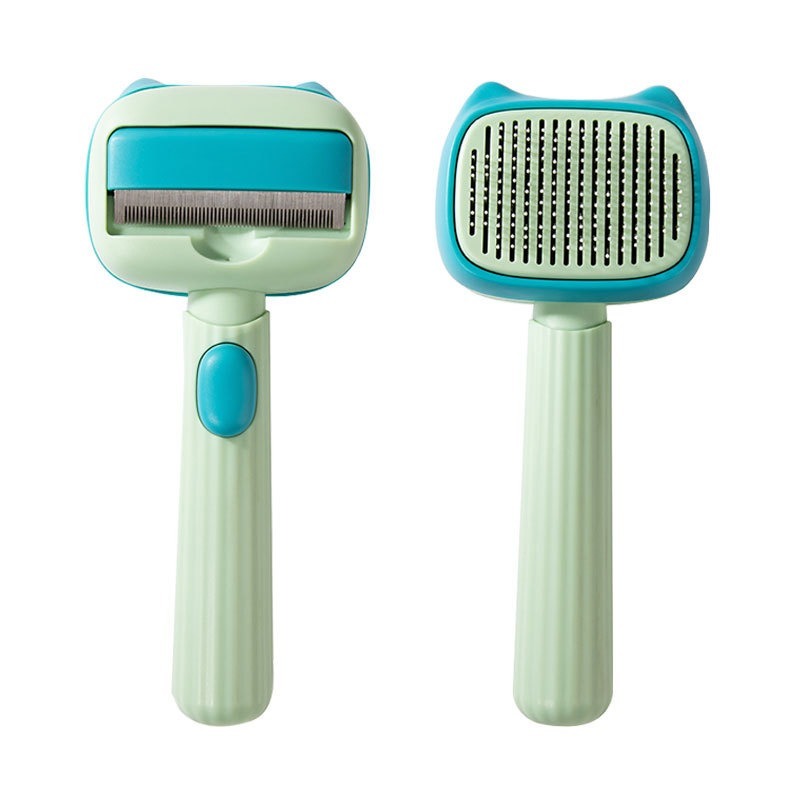 Pet Deshedding Brush Dematting Comb Reduces Shedding Grooming Tool