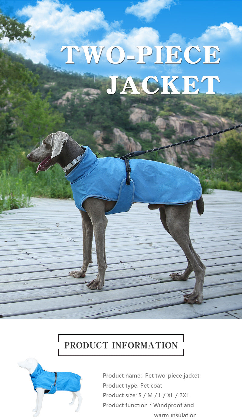 Warm Pet Shell Jacket Winter Outdoor Ski Suit