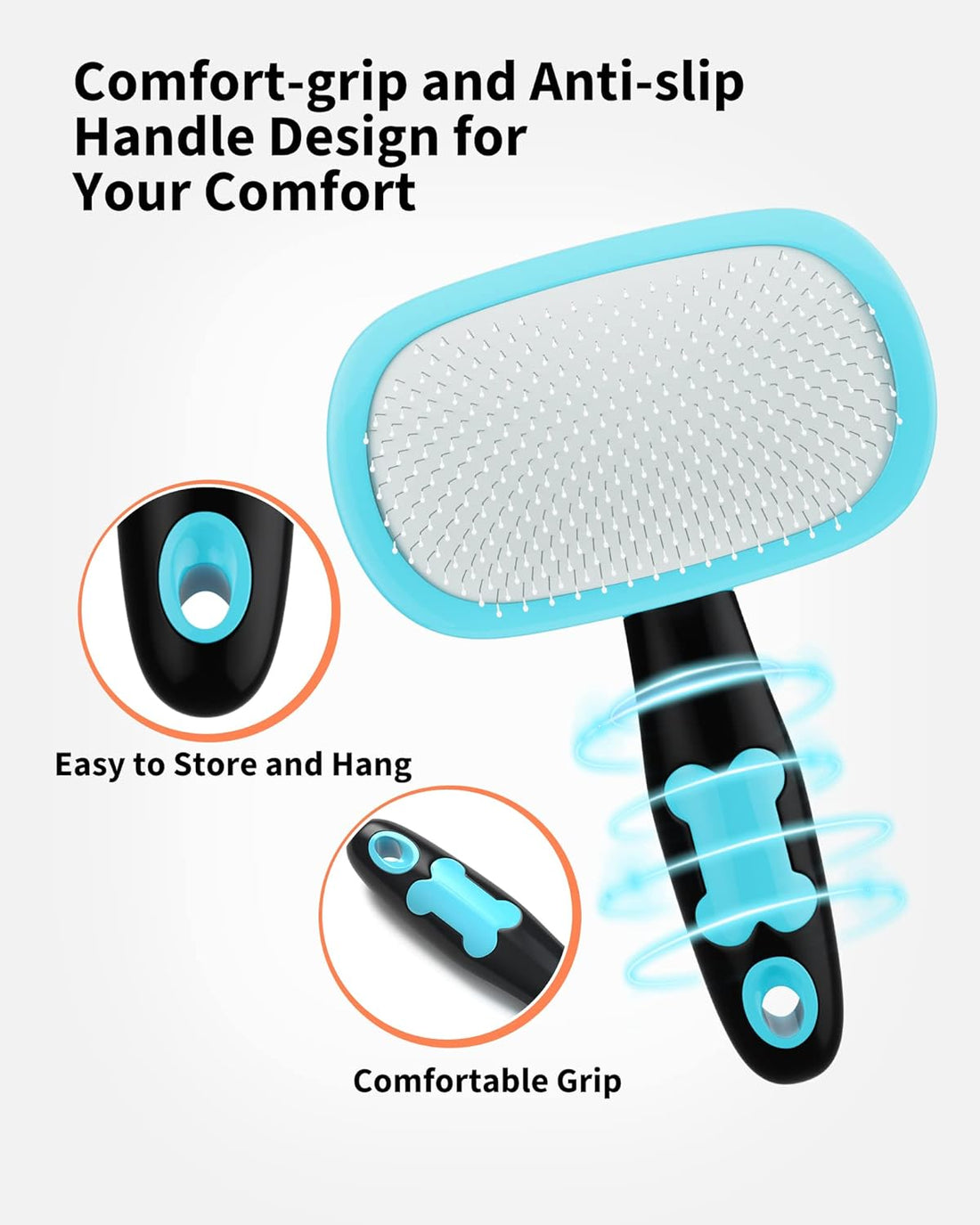 Pet Grooming Brush Shedding Hair Removal Grooming Tool