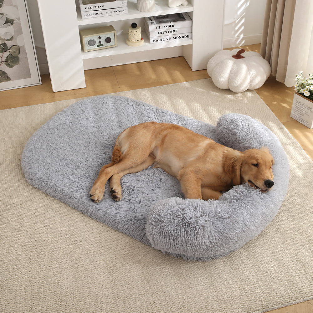 Plush Pet House Bed Warm Cushion Comfortable Sleeping Nest