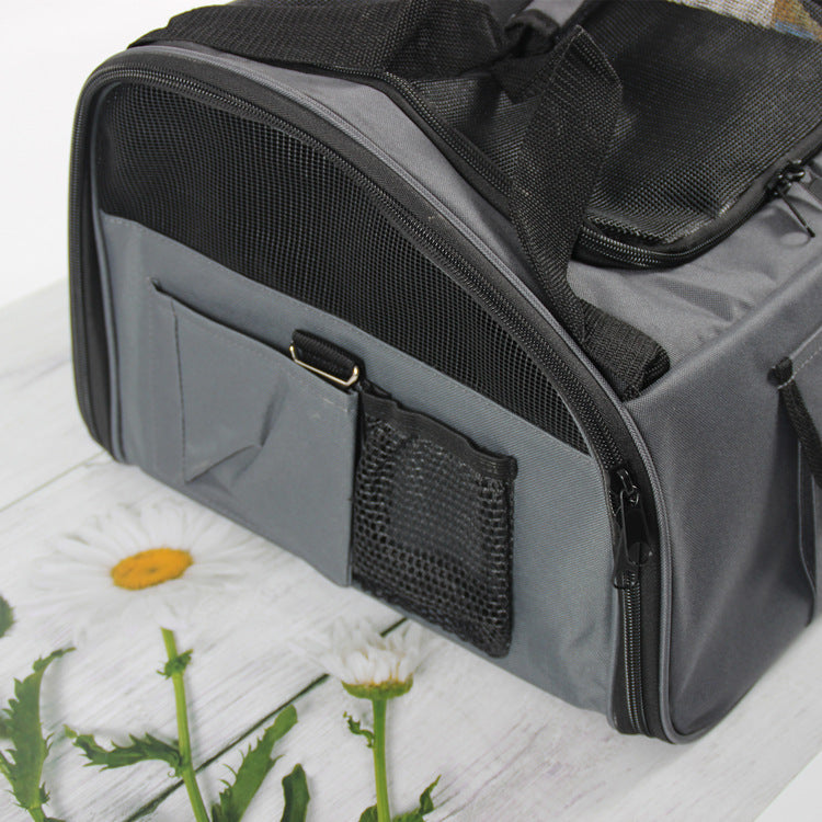 Folding Pet Car Seat Carrier Bag Hammock For Safe Travel