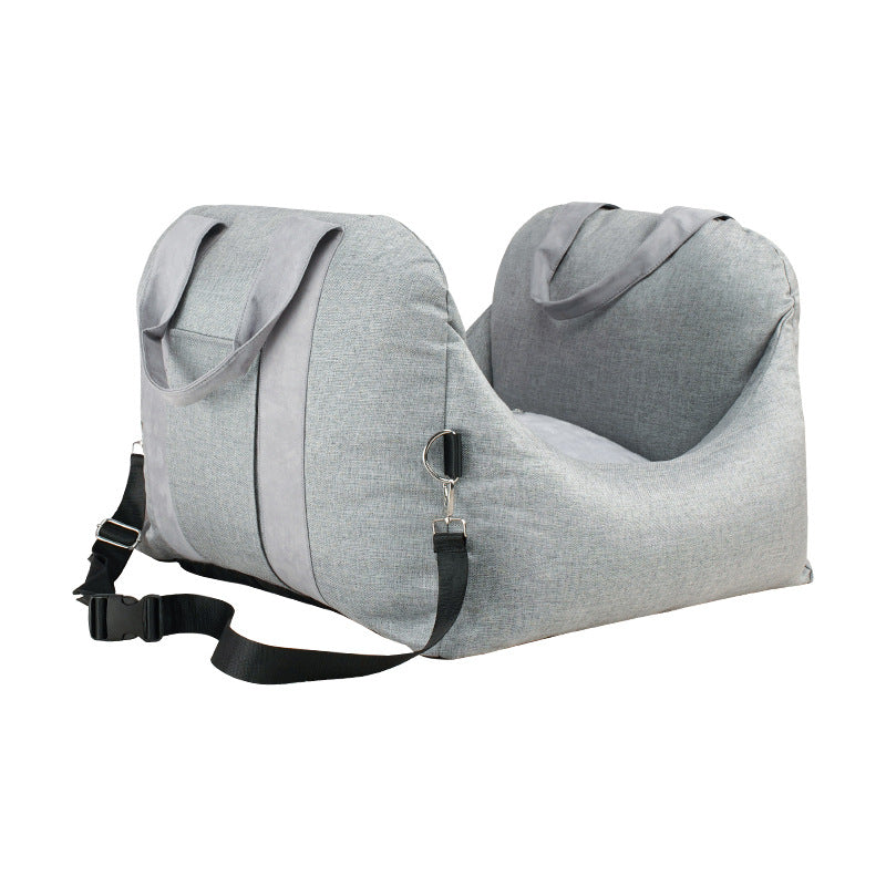 Detachable Washable Four Seasons Portable Pet Car Seat Carrier