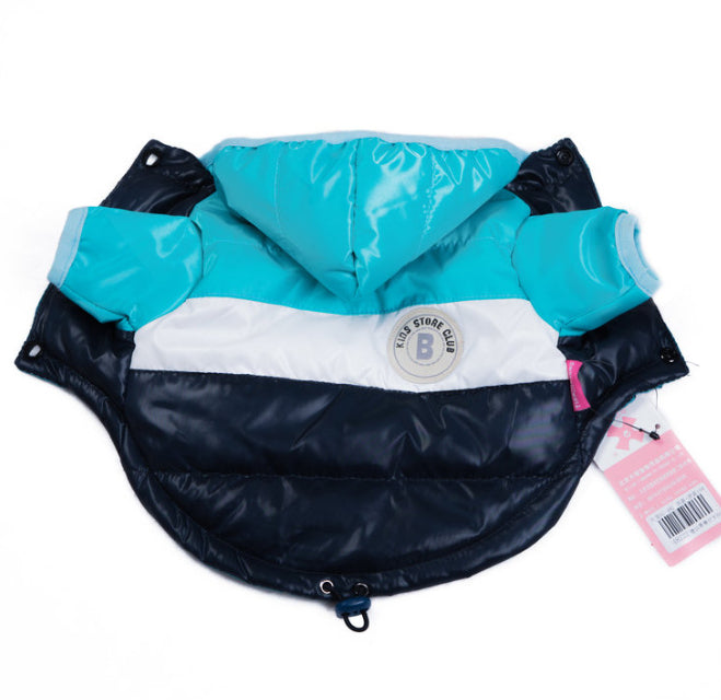 Waterproof Warm Pet Cotton Padded Jacket For Outdoors